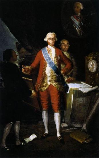 Francisco de Goya Portrait of the Count of Floridablanca Sweden oil painting art